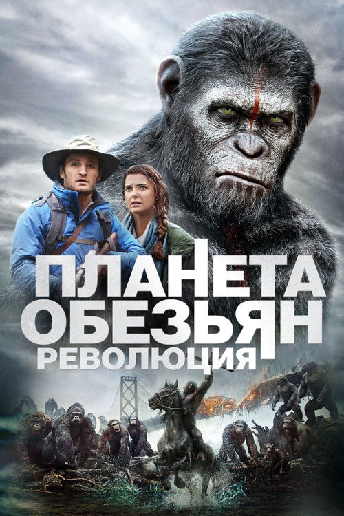Постер: Планета обезьян: Революция