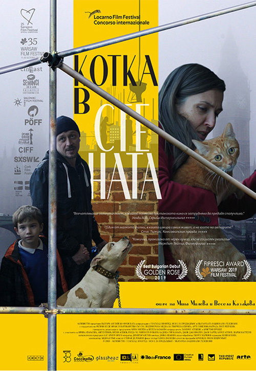 Постер: Кот в стене