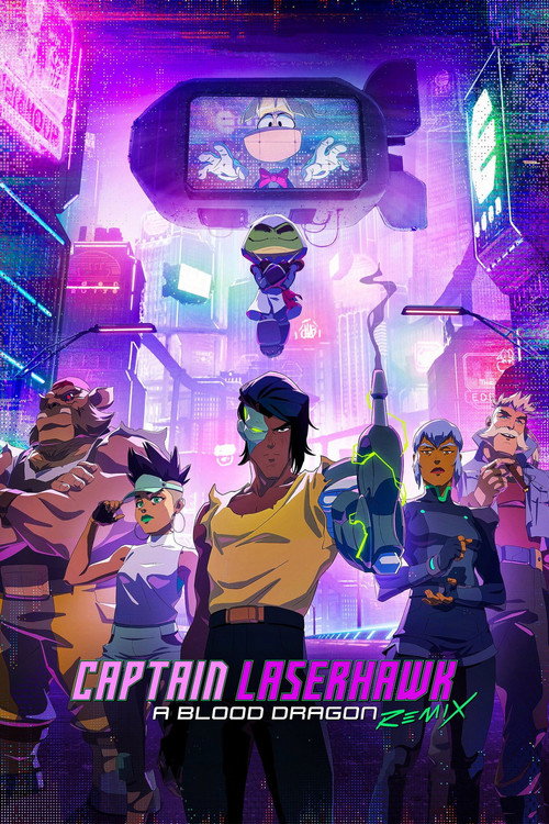 Постер: Капитан Лазерхоук: Blood Dragon Remix